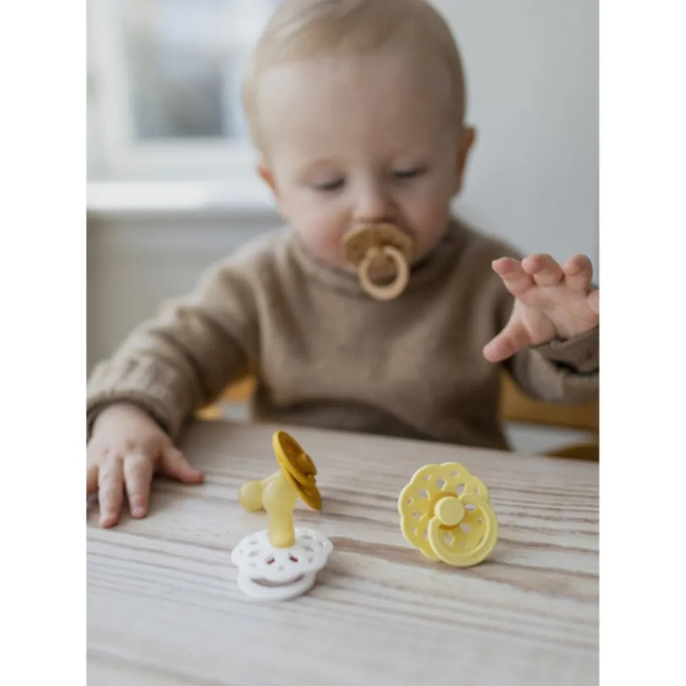 Bibs Smokk, , Boheme, Latex, Size 2, Woodchuck/Blush, 2pk New