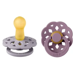 Bibs Smokk, , Boheme, Latex, Size 2, Fossil Grey/Mauve, 2pk Online