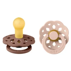 Bibs Smokk, , Boheme, Latex, Size 1, Woodchuck/Blush, 2pk Discount