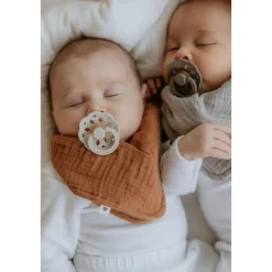 Bibs Smokk, , Boheme, Latex, Size 2, Vanilla/Peach, 2pk