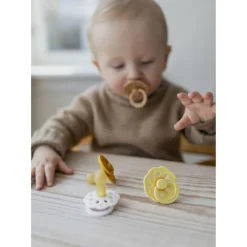 Bibs Smokk, , Boheme, Latex, Size 2, Vanilla/Peach, 2pk