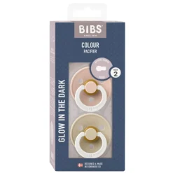 Bibs Smokk, , Latex, Size 2, Blush Glow/Vanilla Glow, 2pk Clearance