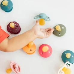 Bibs Smokk, , Latex, Size 2, Ivory/Sage, 2pk New