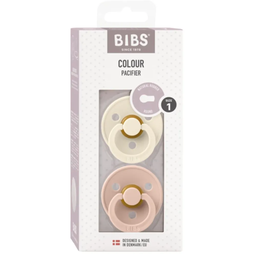 Bibs Smokk, , Latex, Size 1, Ivory/Blush, 2pk Hot