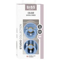 Bibs Smokk, , Latex, Size 2, Sky Blue Mix New