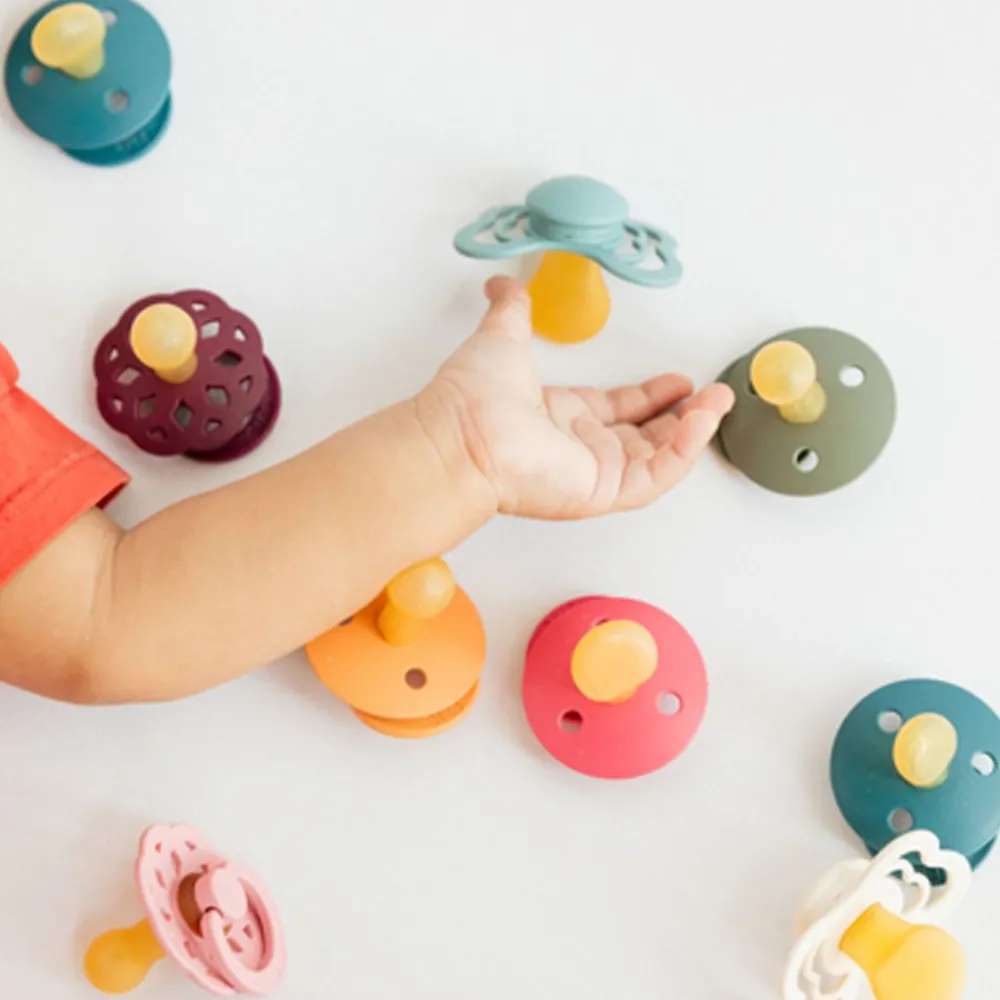 Bibs Smokk, , Latex, Size 1, Symmetrical, Ivory/Sage, 2pk Best