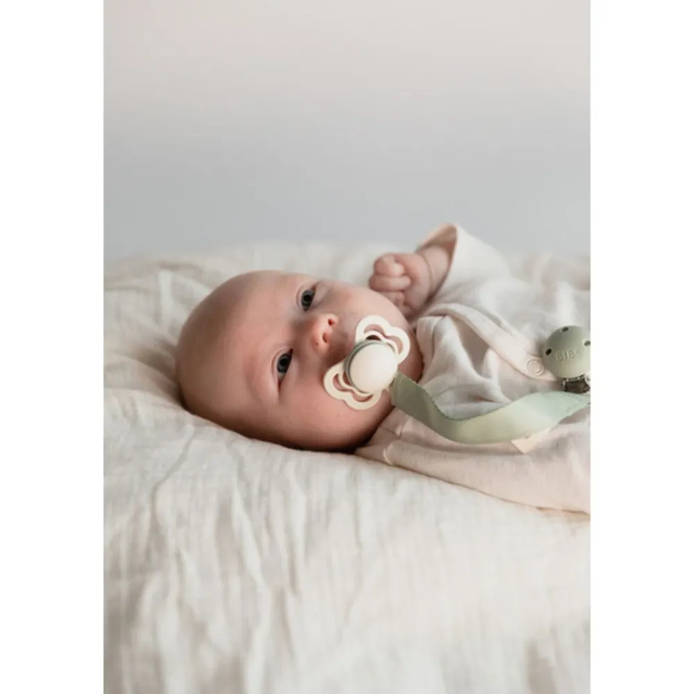 Bibs Smokk, , Supreme Silicone, Size 1, Ivory Discount