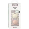 Bibs Smokk, , Supreme, Silicone, Size 2, Ivory/Blush, 2pk