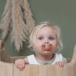 Bibs Smokk, , Supreme, Silicone, Size 2, Vanilla/Dark Oak, 2pk Online