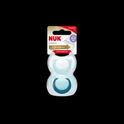 NUK Smokk, , Genius Silikon, Turkis/Hvit 6-18 mnd Best