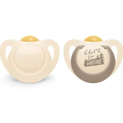 NUK Smokk, , Nature, Latex, Creme, 18-36 mnd Hot