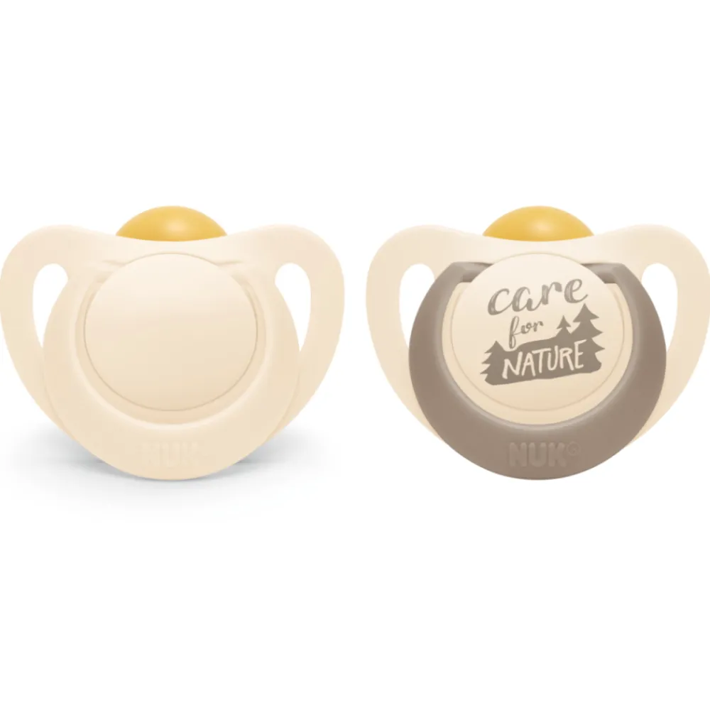 NUK Smokk, , Nature, Latex, Creme, 18-36 mnd Hot