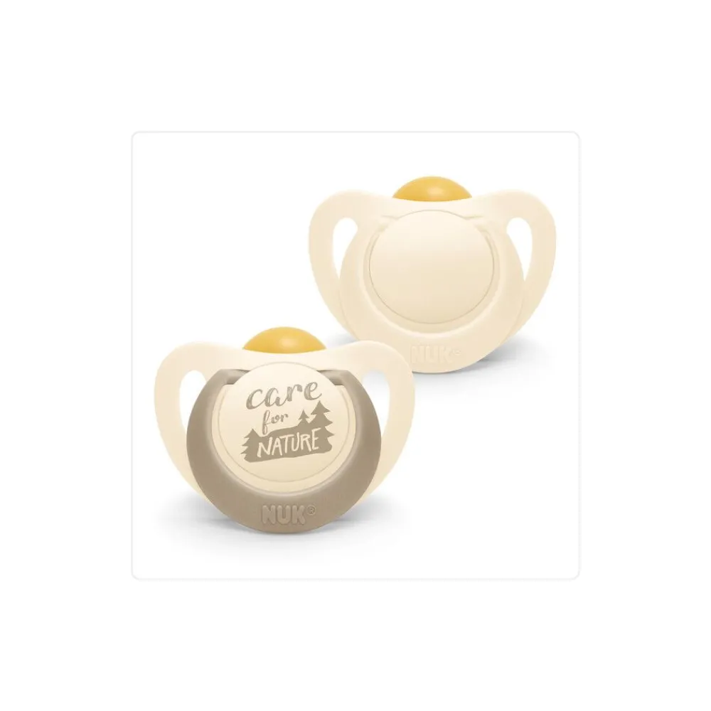 NUK Smokk, , Nature, Latex, Creme, 18-36 mnd Hot