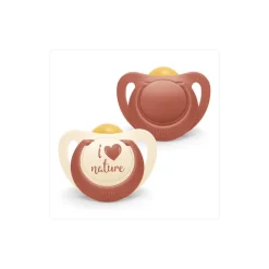 NUK Smokk, , Nature, Latex, Red, 0-6 mnd Online