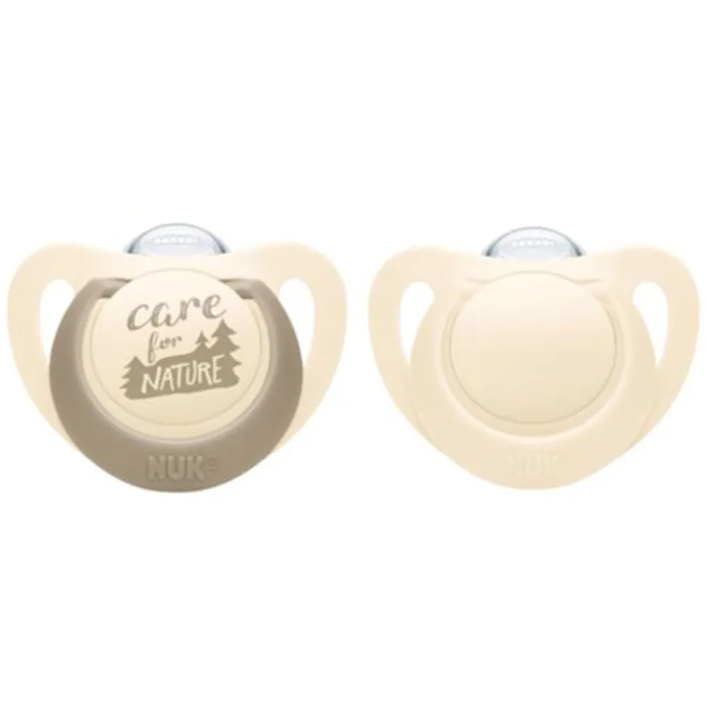 NUK Smokk, , Nature, Silikon Creme 6-18 mnd Sale