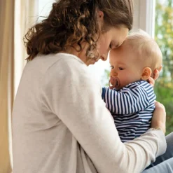 NUK Smokk, , Nature, Silikon Red 0-6 mnd