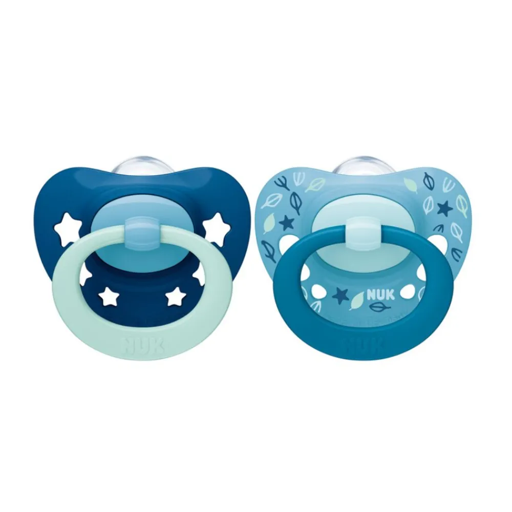 NUK Smokk, , Signature Silikon, Mørkeblå, 6-18 mnd Online
