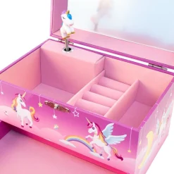 Magni Smykkeskrin Stor, , Enhjørning m/musikk Online