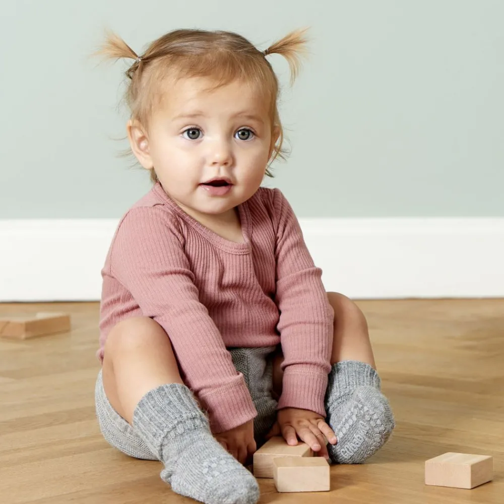 Gobabygo Sokker, , Antiskli, Alpaca, Grey Melange