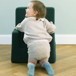 Gobabygo Sokker, , Bambus, Dusty Blue Discount