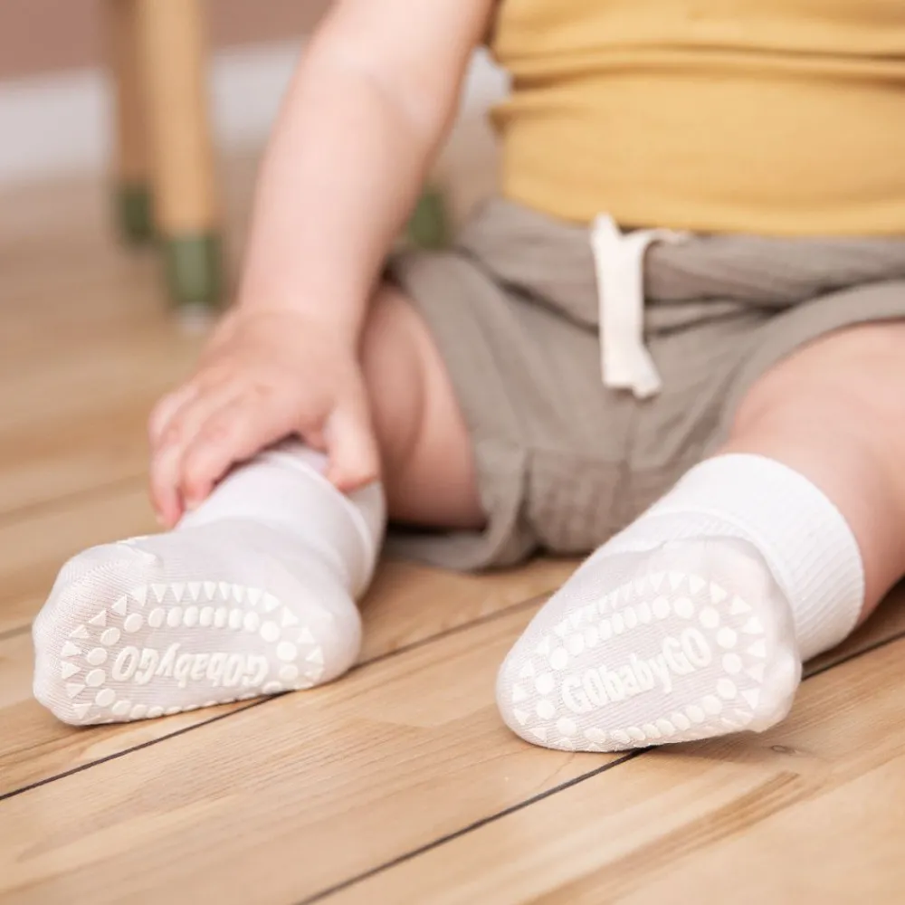 Gobabygo Sokker, , Bambus, Off White Discount