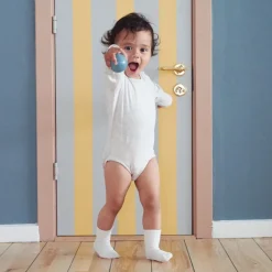 Gobabygo Sokker, , Bambus, Off White Discount