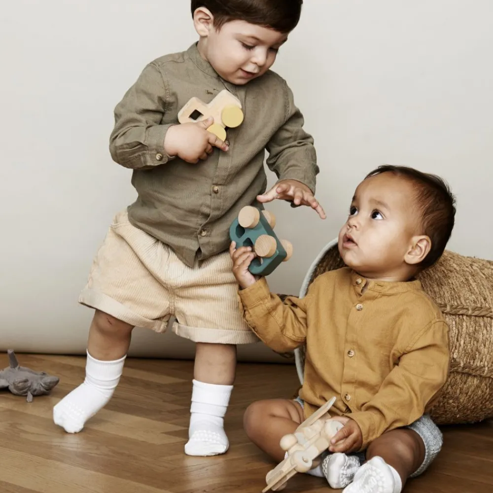 Gobabygo Sokker, , Bambus, OffWhite Online