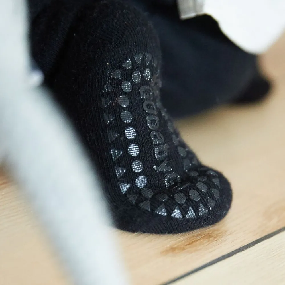 Gobabygo Sokker, , Bomull, Black Hot