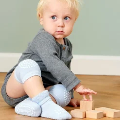 Gobabygo Sokker, , Bomull, Lys Blå New