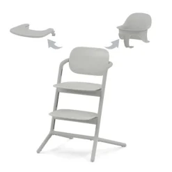 Cybex Spisestol, , Lemo 3-in-1, Grey Hot