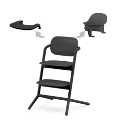 Cybex Spisestol, , Lemo 3-in-1, Stunning Black Discount
