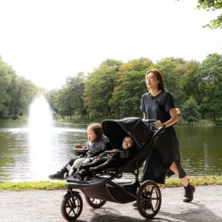 Thule Søskenvogn, , Urban Glide 3 Double, Sort Hot