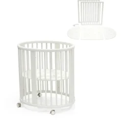 Stokke Sleepi Mini V3, Hvit, inkl. bed extensions Outlet