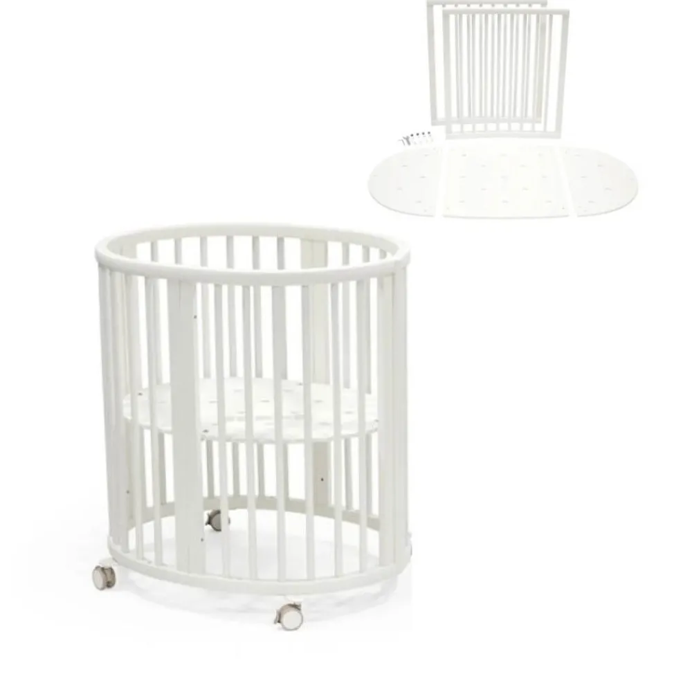 Stokke Sleepi Mini V3, Hvit, inkl. bed extensions Outlet