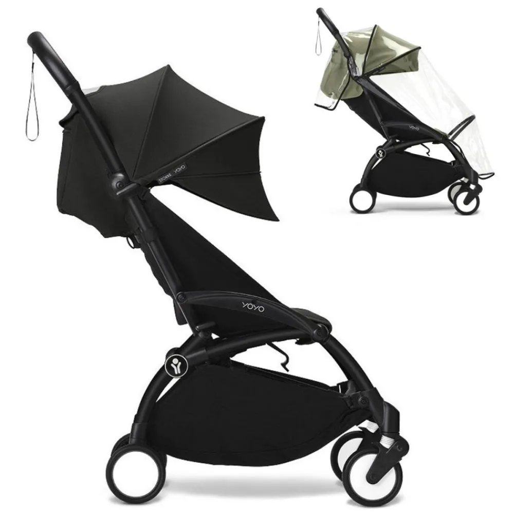 Stokke ® YOYO³ Black, Inkludert Regntrekk Online