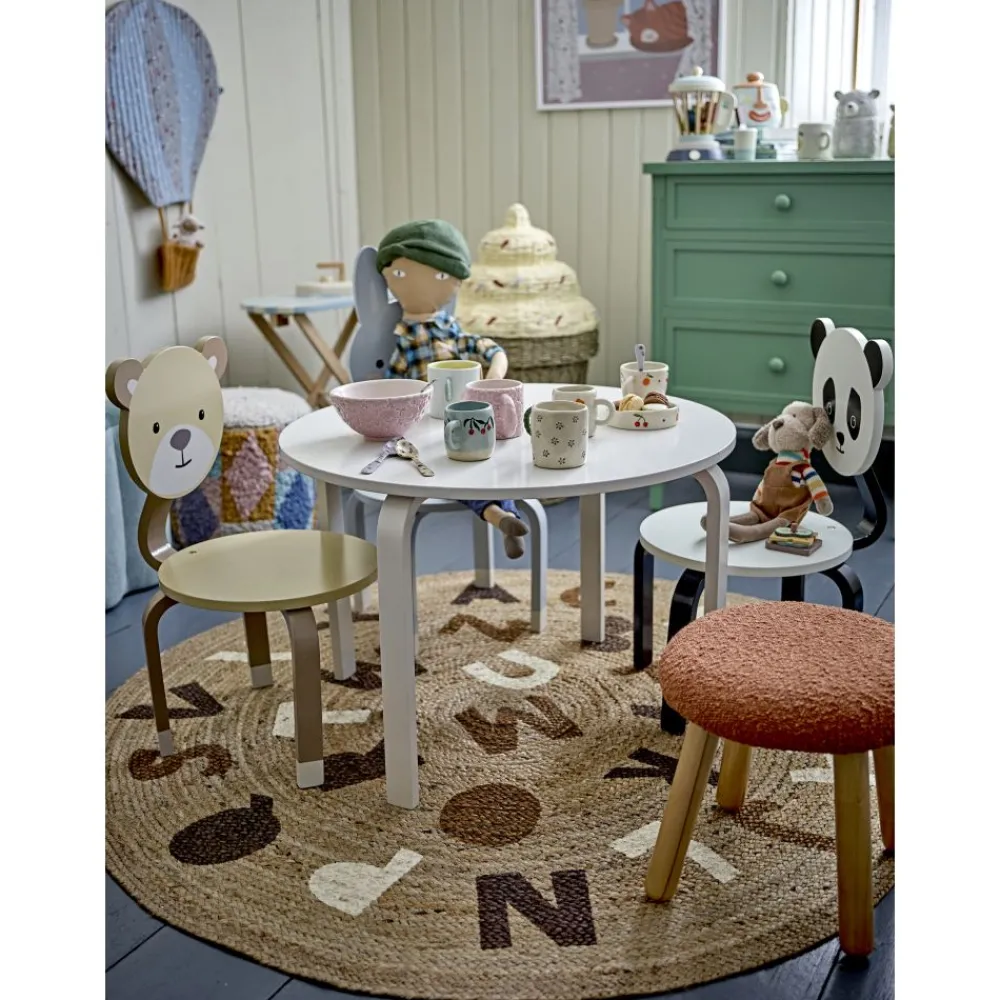 Bloomingville Stol, , Marle Panda, Hvit New