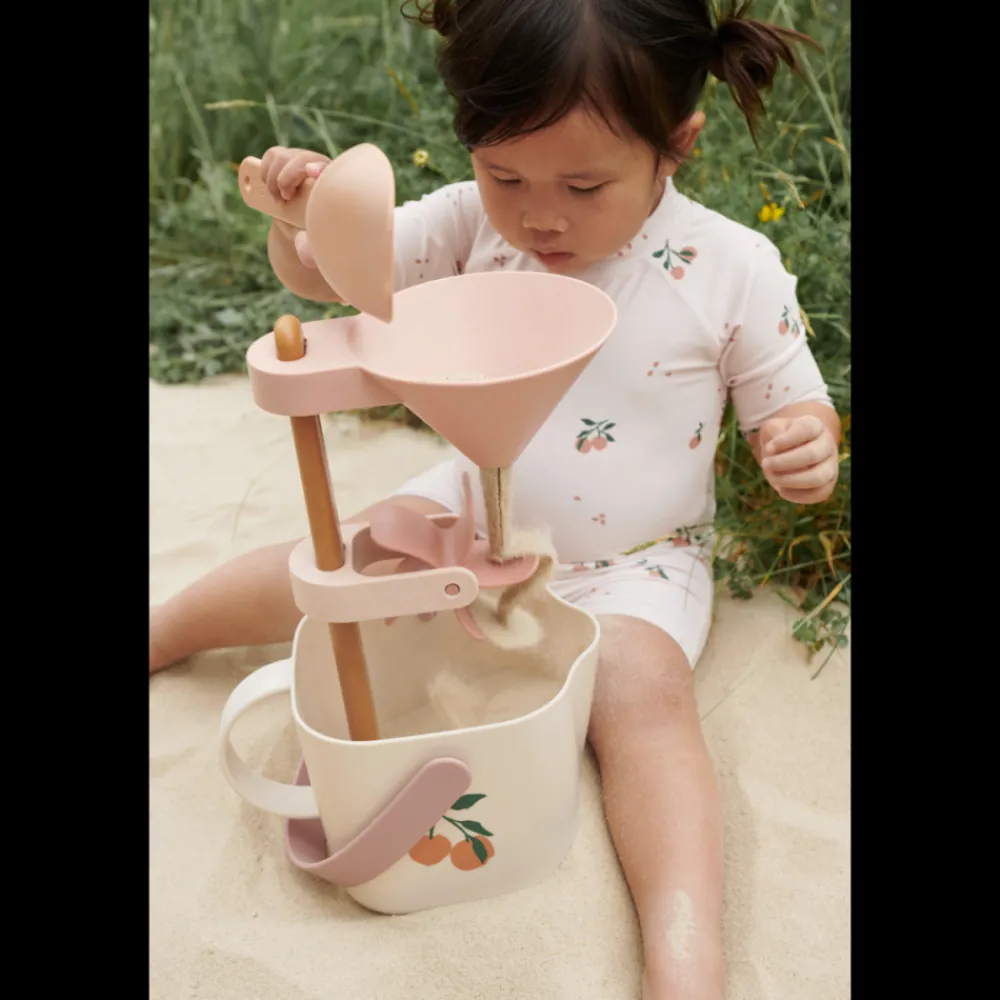 Liewood Strandsett, , Roald, Peach / Sea shell