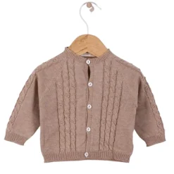 Wedoble Strikkejakke, , Casaco Tranca, Camel Discount