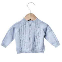 Wedoble Strikkejakke, , Casaco Tranca, Blue Clearance