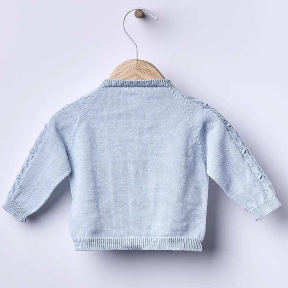 Wedoble Strikkejakke, , Casaco Tranca, Blue Clearance