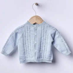 Wedoble Strikkejakke, , Casaco Tranca, Blue Clearance