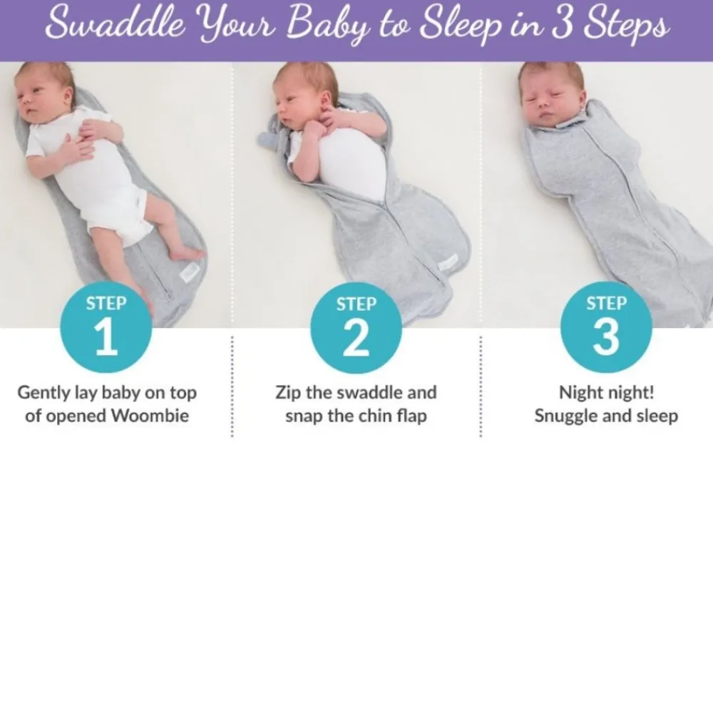 Svøpeteppe, Woombie, True Air, Cloudy Grey, Str L, 3-6 mnd Hot