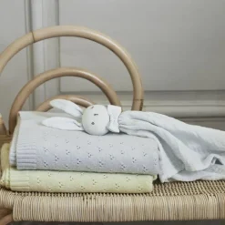 Elodie Teppe, , Pointelle, Bermuda Blue Clearance