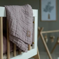 Teppe, NG Baby, Dusty Pink/Ivory Stripe , 100x100 cm Best