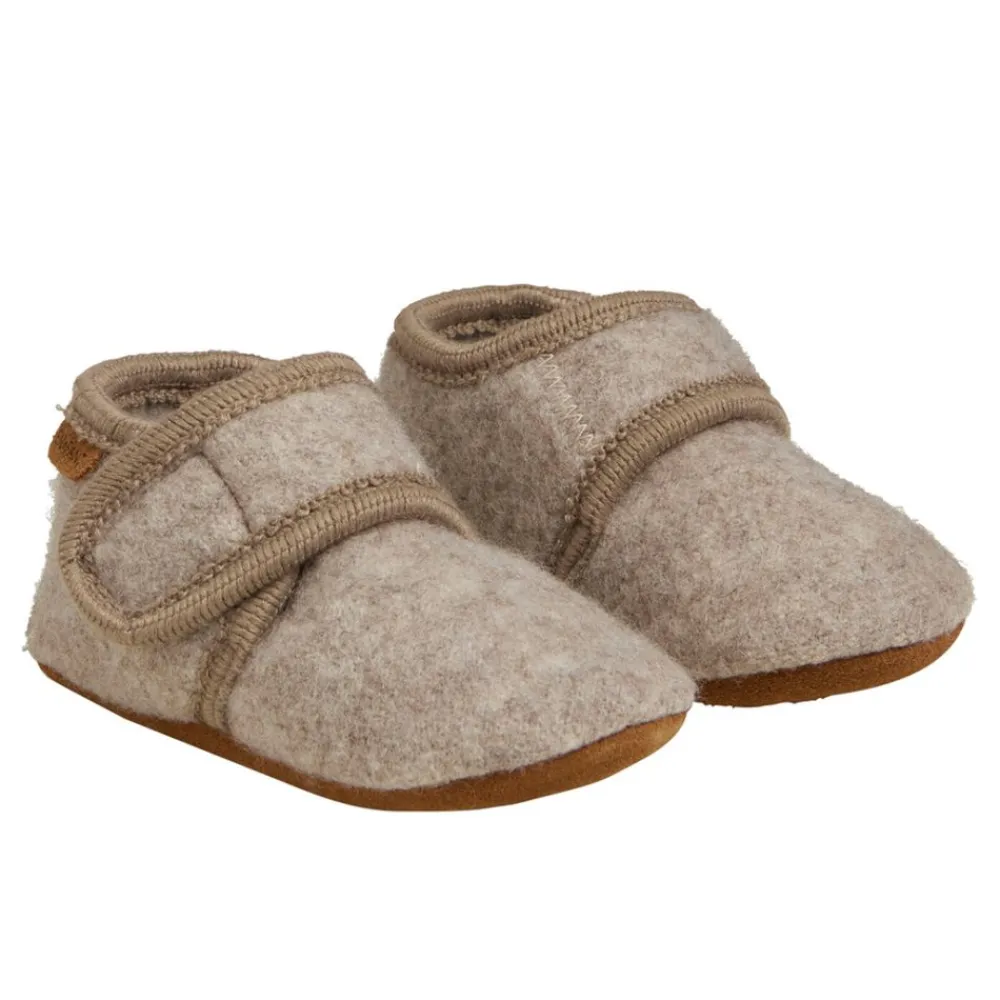 Tøfler, En Fant, Ull, Sand Melange Clearance