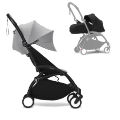 Stokke Trille, ® YOYO³, Stone ink. Newborn Pack, Sort