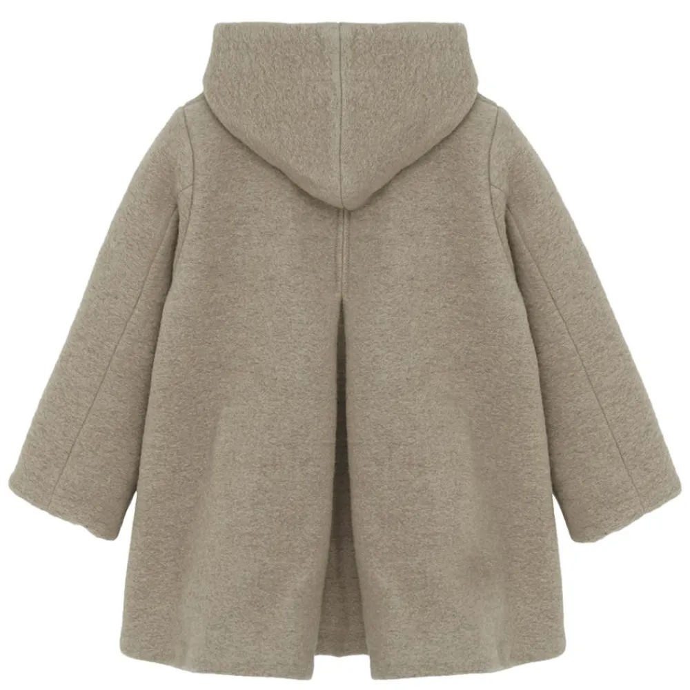 Huttelihut Ullkåpe, , Camel Melange Outlet