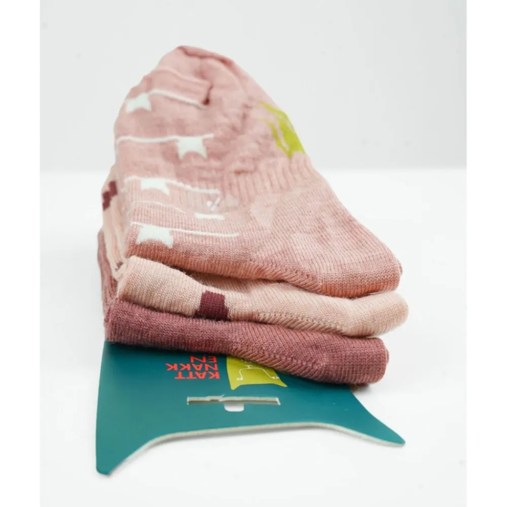 Kattnakken Ullsokk 3pk, , Kjærleik New