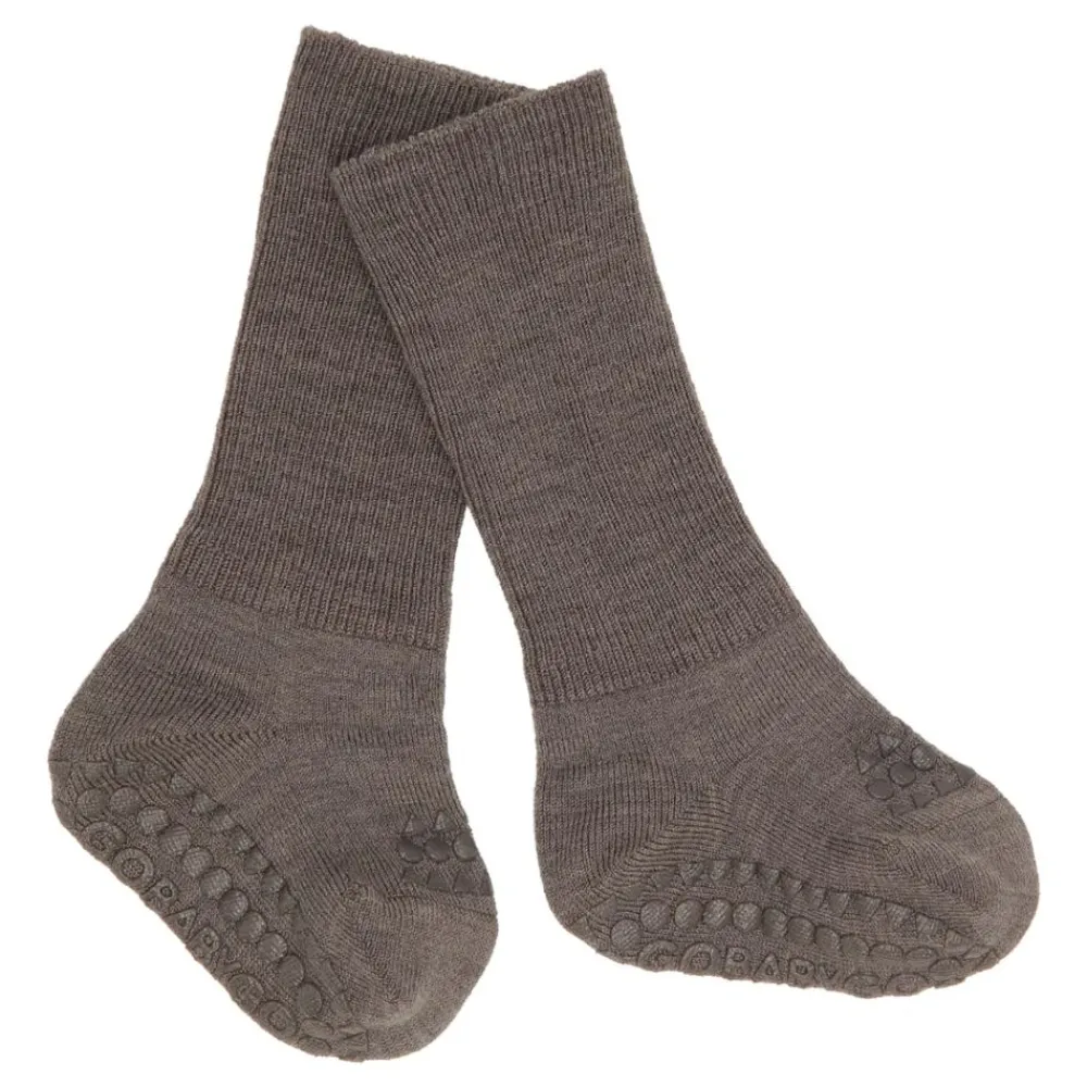 Gobabygo Ullsokker, , Antiskli, Brown Melange Online