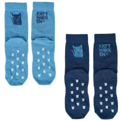 Kattnakken Ullsokker, , Antigli Tynn, 2pk, Himmel Og Hav Online